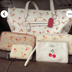 COACH limited addition Cherry handbag collection🍒